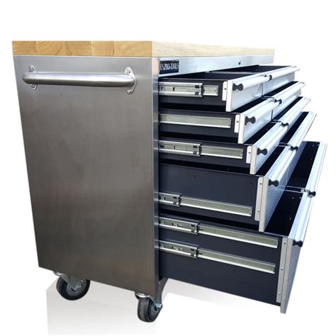 isko pro stainless steel double stack tool box|stainless steel tool boxes.